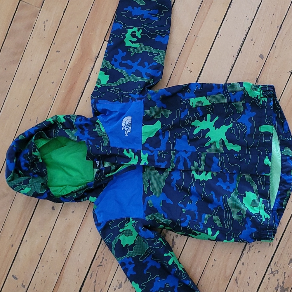 North Face rain shell.